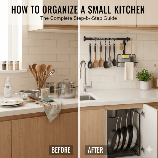 How to Organize a Small Kitchen: The Complete Step-by-Step Guide - PRAGMAHOME 