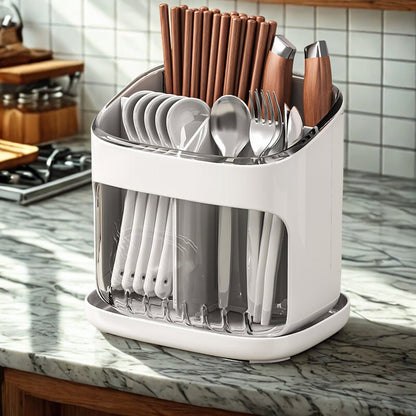 Countertop Cutlery Drainer & Organizer - PRAGMAHOME
